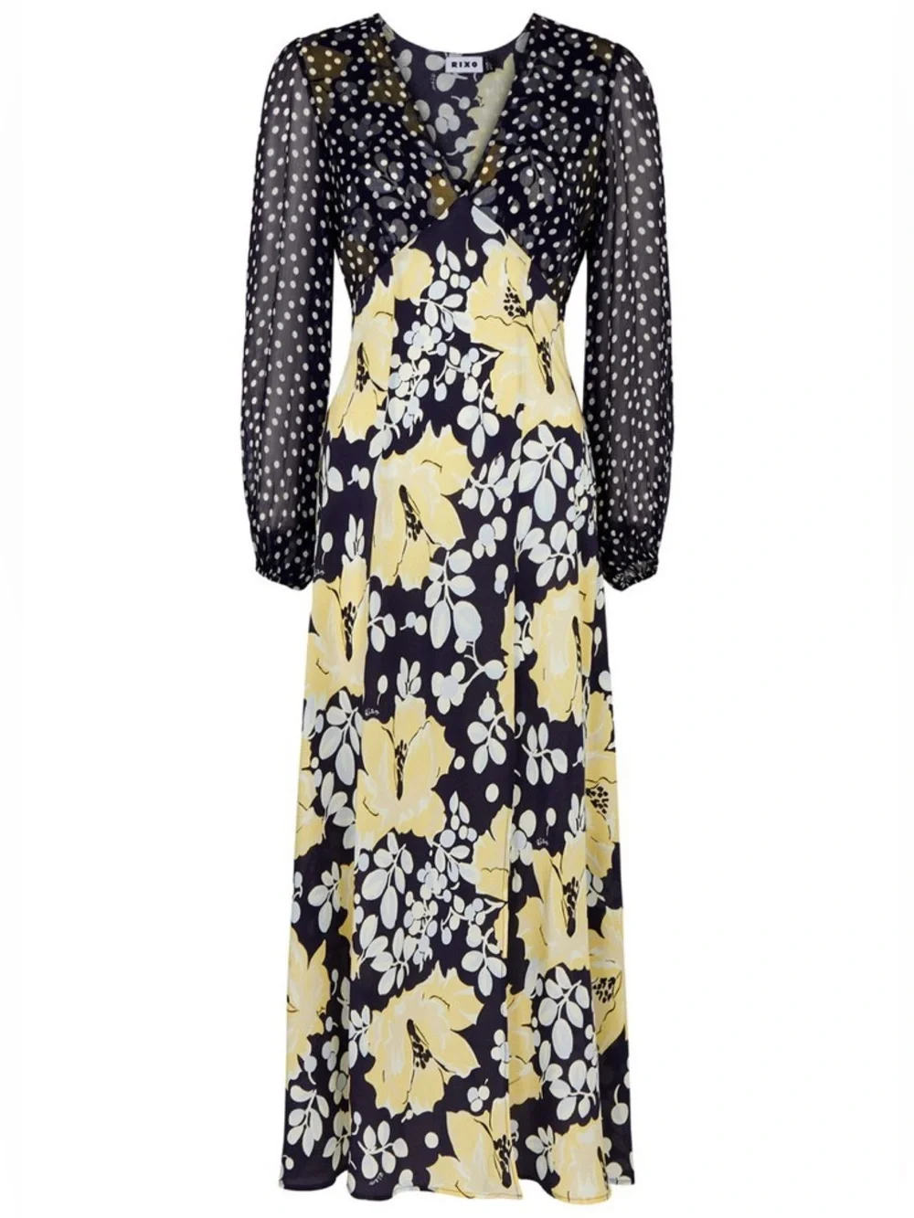 NWOT - Rixo Melanie Silk Dress - Picture 4 of 8